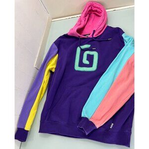 Karl Jacobs Enchantment Hoodie Sweatshirt Mens Large L Colorblock Pullover